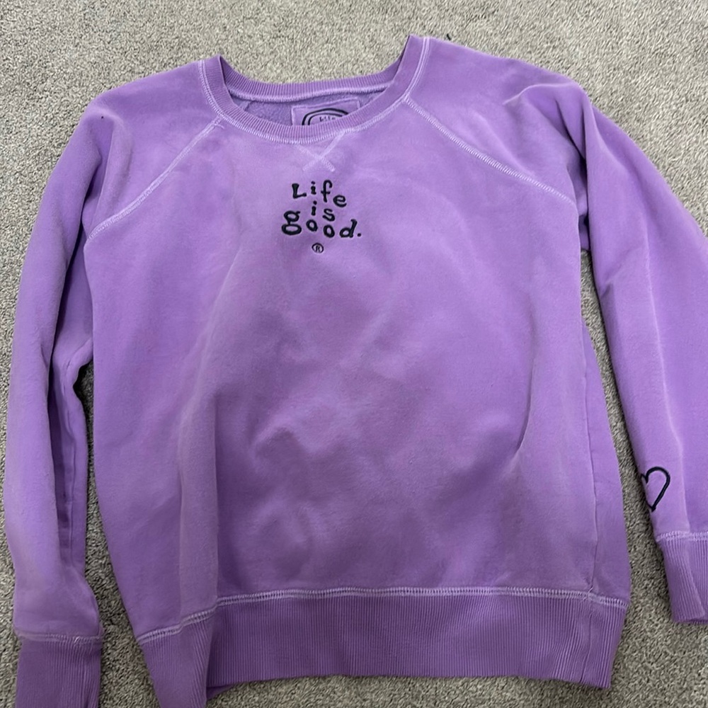 Purple crewneck